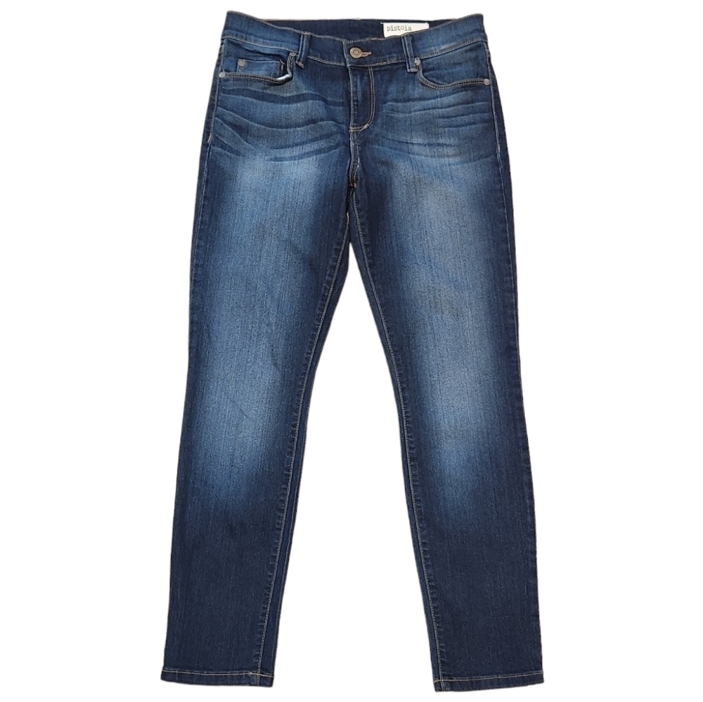 Pistola Women's Skinny Ankle Denim Blue Jeans, size 28